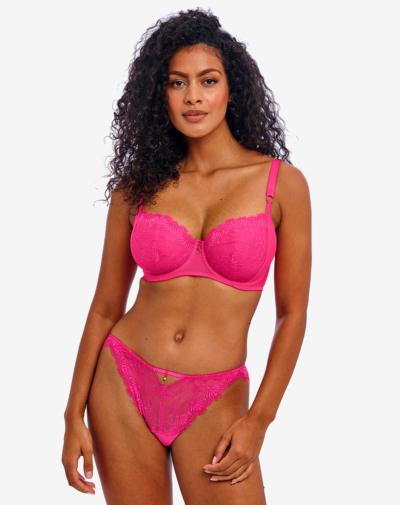 FREYA Fascinate balconette bh Hot Pink met kant en beugel