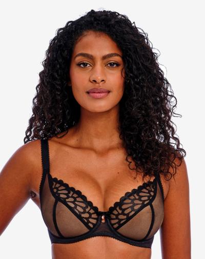 FREYA Loveland plunge beugelbh Bombshell zwart met zachte stretchkant