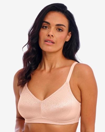WACOAL Back Appeal bh roze glad silhouet onder kleding