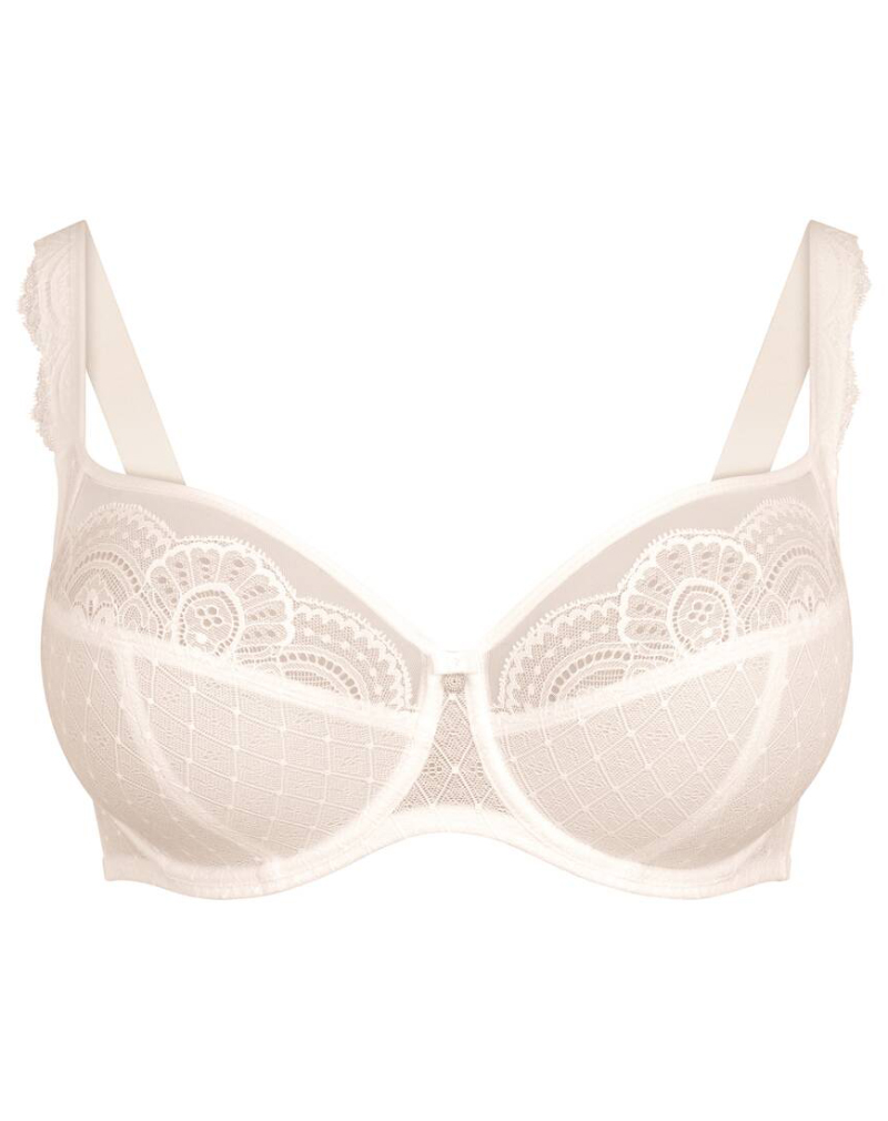 ROSA FAIA Selma big cup beugelbh Crystal wit driedelige cups met extra steun