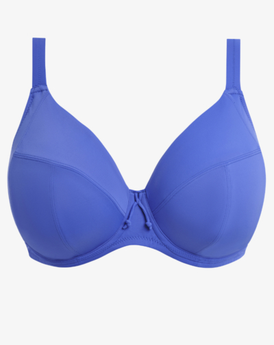 ELOMI Plain Sailing plunge bikini Azure voor curvy vrouwen