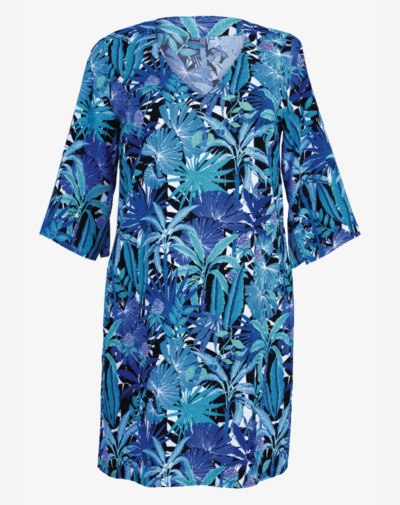 ANITA Garda strandjurkje Palmtree comfortabel over badkleding