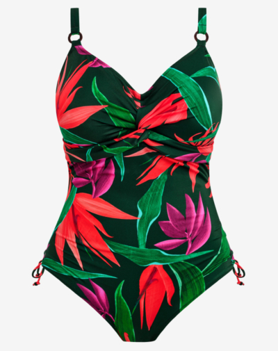 Fantasie Pichola badpak Mangrove bloemenprint met beugel licht voorgevormd