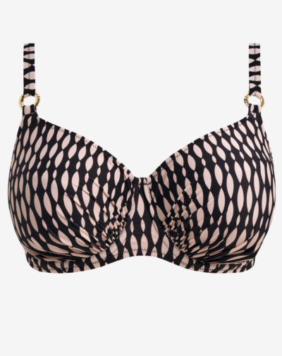 Fantasie Shell Bay full cup bikini zwart met beugel en stevige ondersteuning