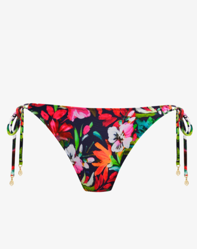 Freya Kailua Shores laag bikini broekje Midnight met tropische bloemenprint