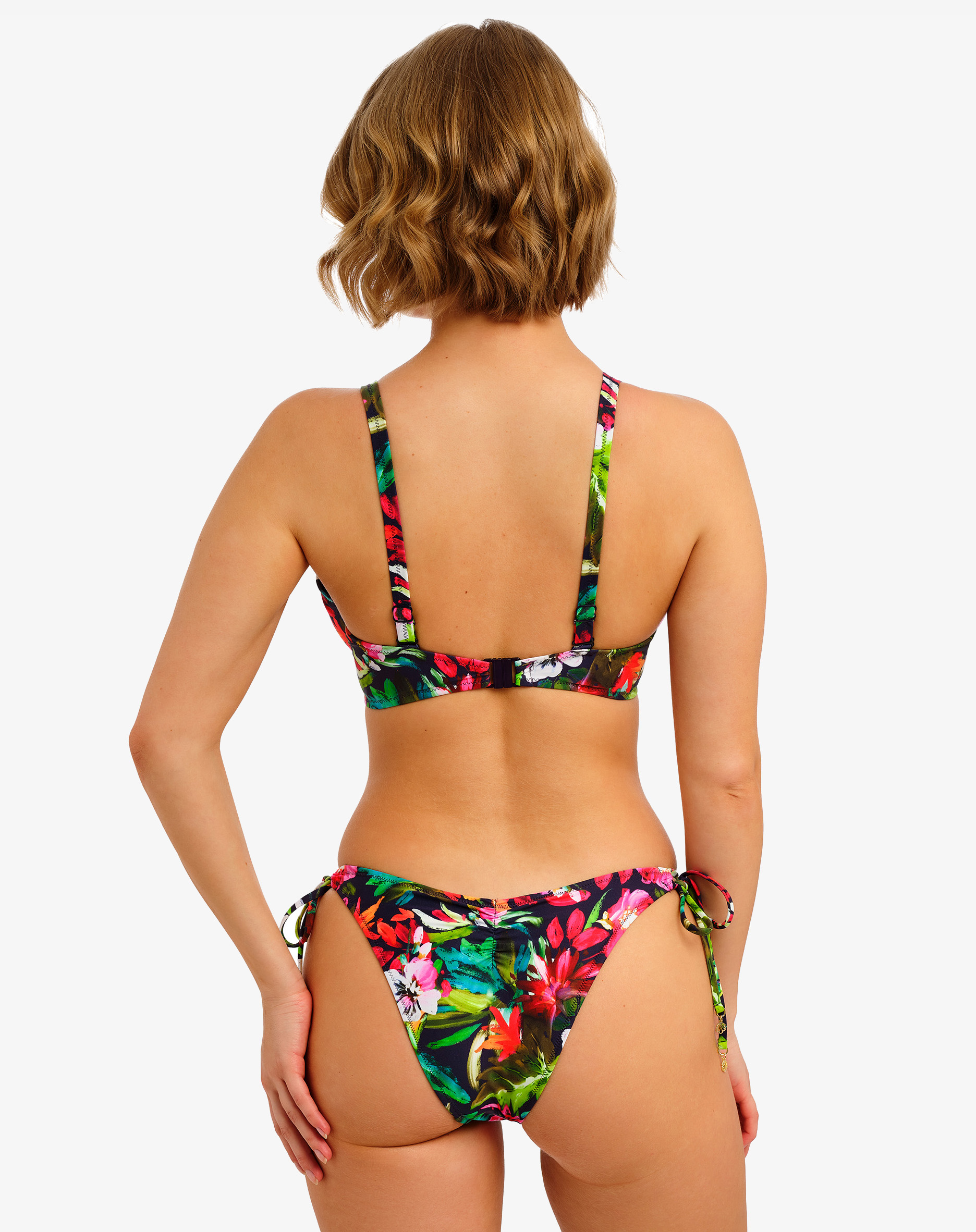 Freya Kailua Shores plunge bikini Midnight stevige onderband