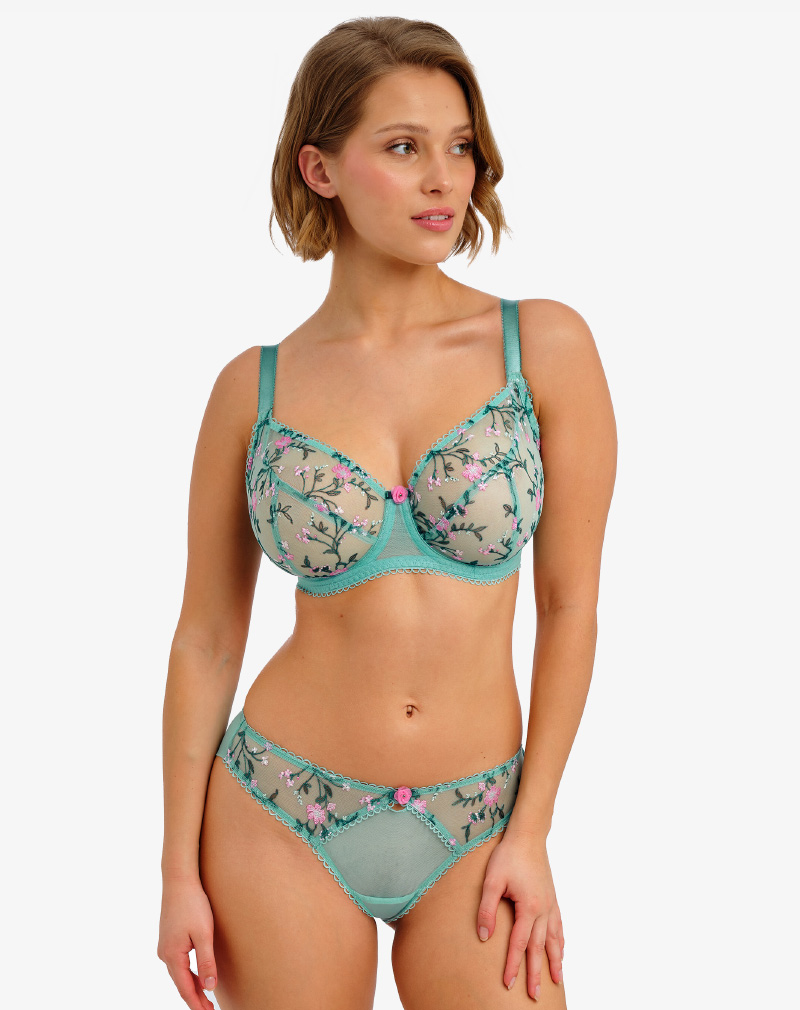 Freya Love Crush plunge beugelbh Aqua haze comfortabel onder dagelijkse outfits
