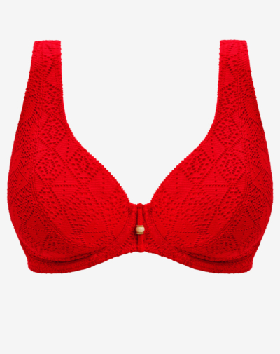 Freya Nomad Nights plunge bikini Lava rood met beugelondersteuning