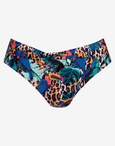 ANITA Valerie comfort bikinibroekje Deep Jungle tropische print comfortabele pasvorm zachte badstof