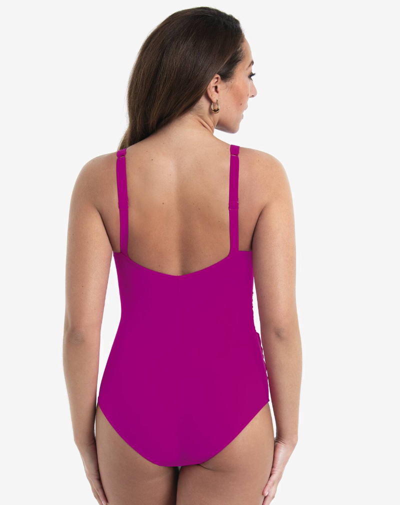 ANITA Aileen badpak Nautical charm fuchsia badpak met beugel en niet voorgevormde cups