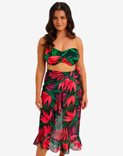 FANTASIE Pichola sarong Pichola sarong met verstelbare knoopsluiting comfortabele pasvorm strand