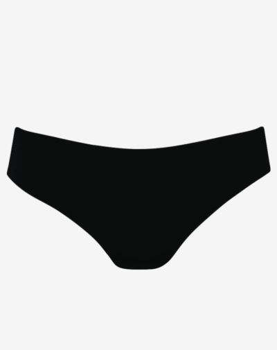 ROSA FAIA Pure casual zwarte bikini slip minimalistisch design