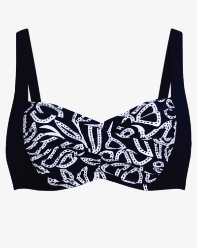 ANITA Elle bikini top voorgevormd natuurlijke vorm Flower dots