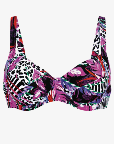 ANITA Sibel big cup bikinitop Nautical charm met beugel stevige ondersteuning grote cupmaat maritieme badmode