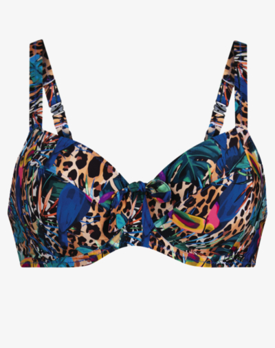 ROSA FAIA Leandra bikini top Deep jungle stevige bikini top met natuurlijke vorm