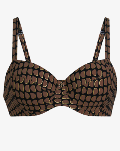 ROSA FAIA Leandra bikini bruine bikini met luxe stranduitstraling