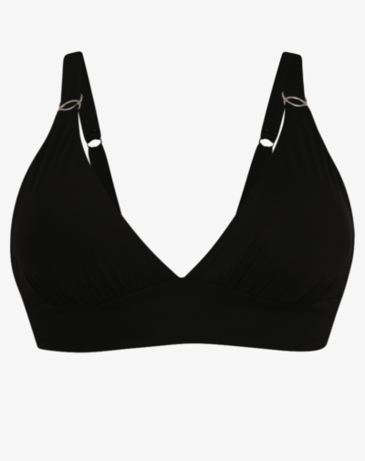 ANITA Pure luxe zwarte bikini top comfortabele pasvorm