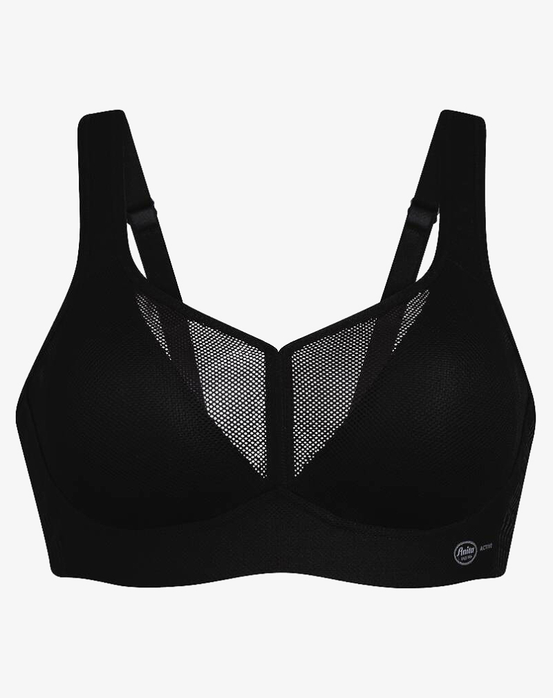 ANITA Air Control X DeltaPad sport bh zwart comfortabele sport bh voor lange trainingen