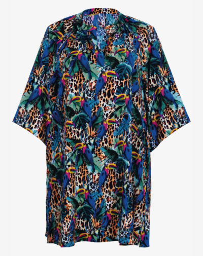 ANITA Manihi strandjurk Deep jungle tropische strandmode met comfortabele pasvorm