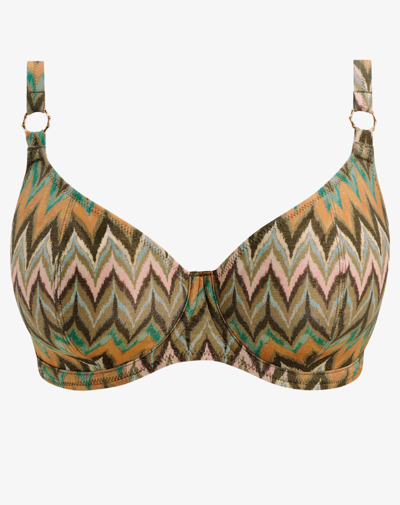 FREYA Arizona wave bikinitop Vista met beugel niet voorgevormde cups natuurlijke vorm en stevige ondersteuning