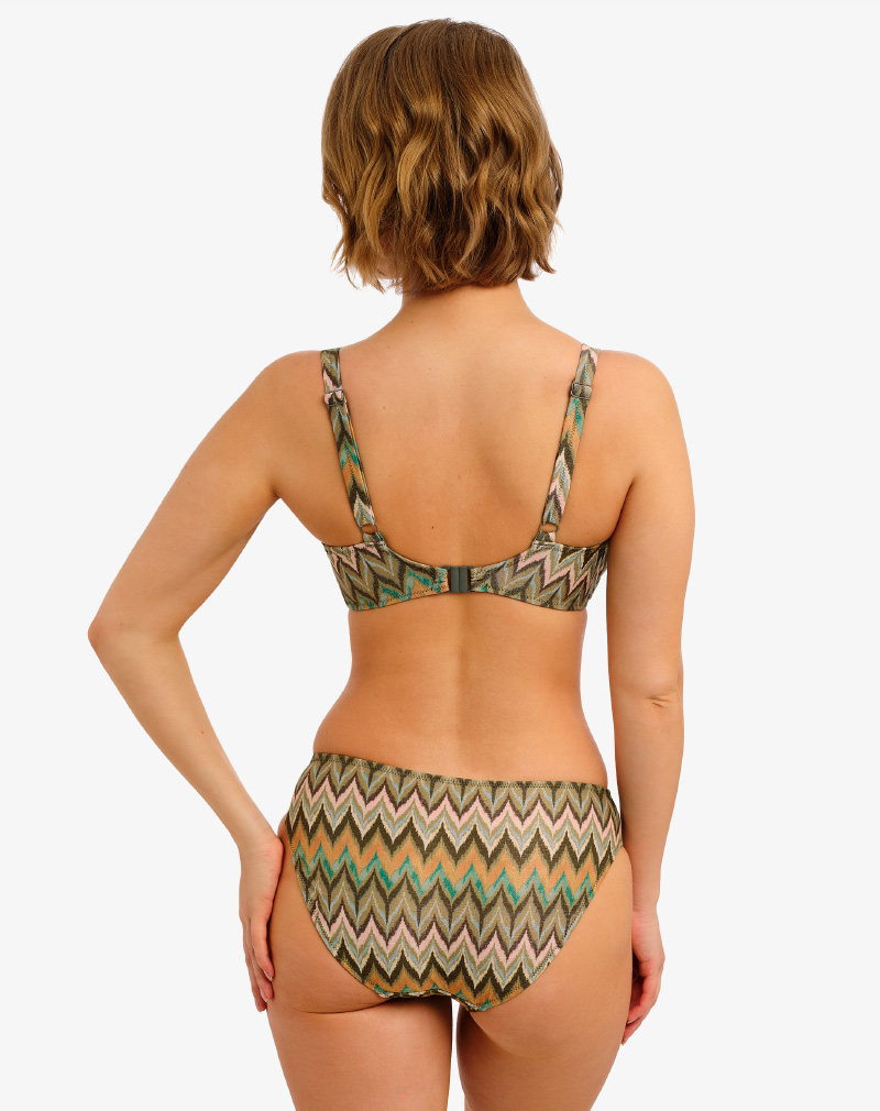 FREYA Arizona wave bikinitop Vista zigzag print met glans en comfortabele pasvorm