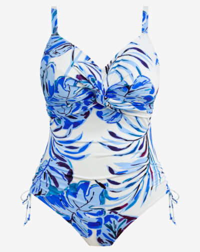 FANTASIE Kefalonia badpak met beugel Tranquil blauw dames badpak voor grote maten