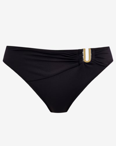 FANTASIE Merissa mid rise bikinibroekje zwart comfortabele bikini slip middelhoge taille en perfecte pasvorm