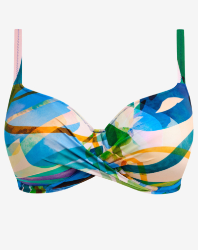 FANTASIE Molokai Shores niet voorgevormde bikini top met side support en comfortabele pasvorm multi