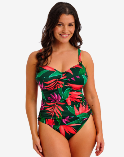 FANTASIE Pichola tankini Mangrove tankinitop voor grote cupmaat met stevige ondersteuning