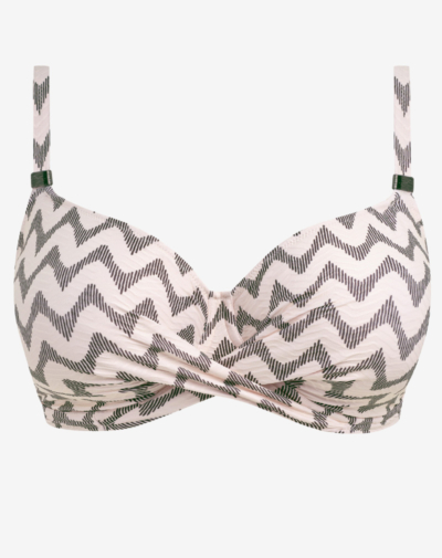 FANTASIE Vanuatu bikini Creme noire full cup model met optimale lift en stabiliteit