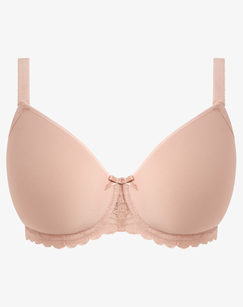 FREYA Quinn T-shirt bh Cameo zachte microvezel voelt comfortabel aan op de huid