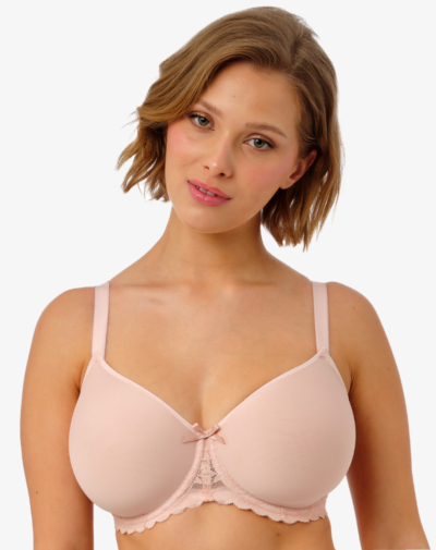FREYA Quinn T-shirt bh Cameo roze ideaal onder lichte en strakke kleding door gladde afwerking