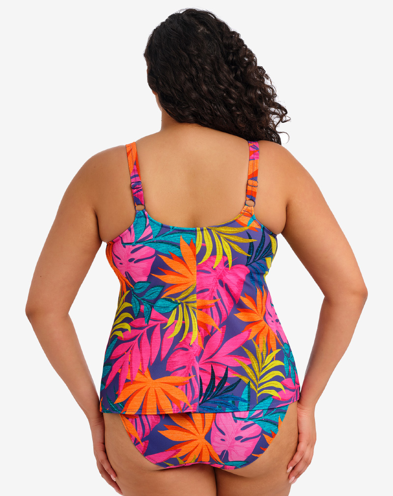 ELOMI Porto Rafti tankini Indigo blauw voorgevormd met flatterende pasvorm
