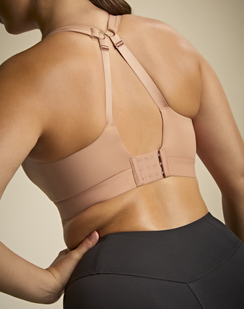 PANACHE Endurance sport bh stevige onderband optimale support en comfort Dusty rose
