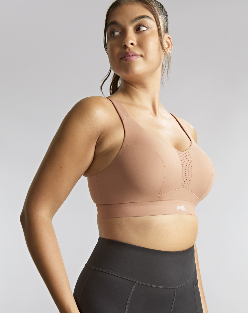 PANACHE Endurance sport bh met beugel en natuurlijke vorm zonder vulling Dusty rose