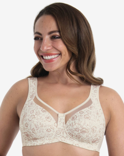 ANITA Clara Art bh zonder beugel Crystal lichte kleur bloemenprint comfortabele ondersteuning