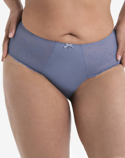 ROSA FAIA Eloise tailleslip plus medium blauw met hoge taille en licht corrigerend effect