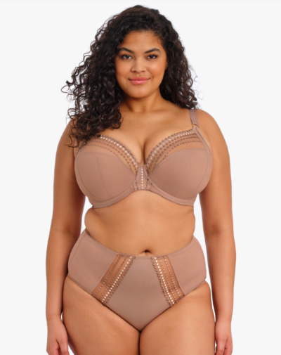 ELOMI Matilda beugelbh Praline met side support en natuurlijke vorm voor curvy vrouwen