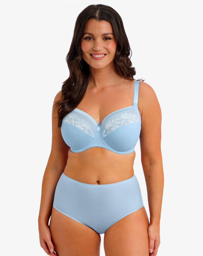 FANTASIE Illusion side support bh Sky blauw geschikt voor grote cupmaat met stevige pasvorm en support