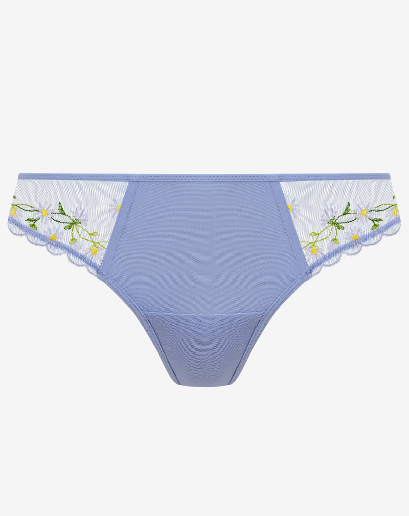 FREYA Entwined string Daisy met lila basis en witte bloemen geeft romantische uitstraling