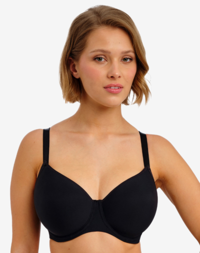 FREYA Essentially Smooth T shirt bh zwart gladde afwerking strak silhouet onder kleding