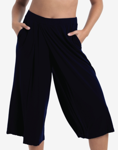 ANITA Montilla bikini broek rok donker blauw extra bedekking bovenbenen voor meer zelfvertrouwen